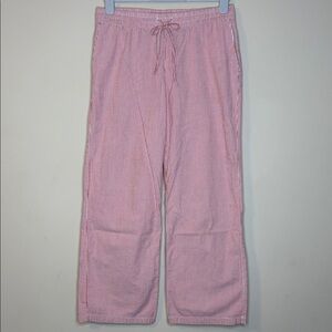 Divided H&H Red Striped Lounge Pants Size S
